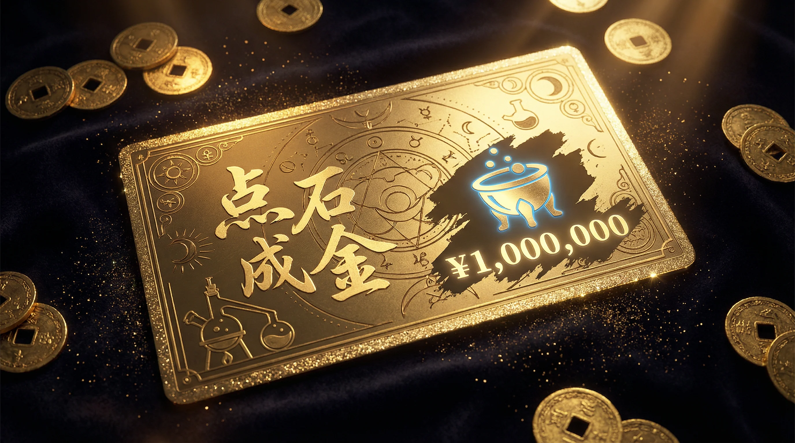 点石成金刮刮乐票面设计细节 - 彩票平台