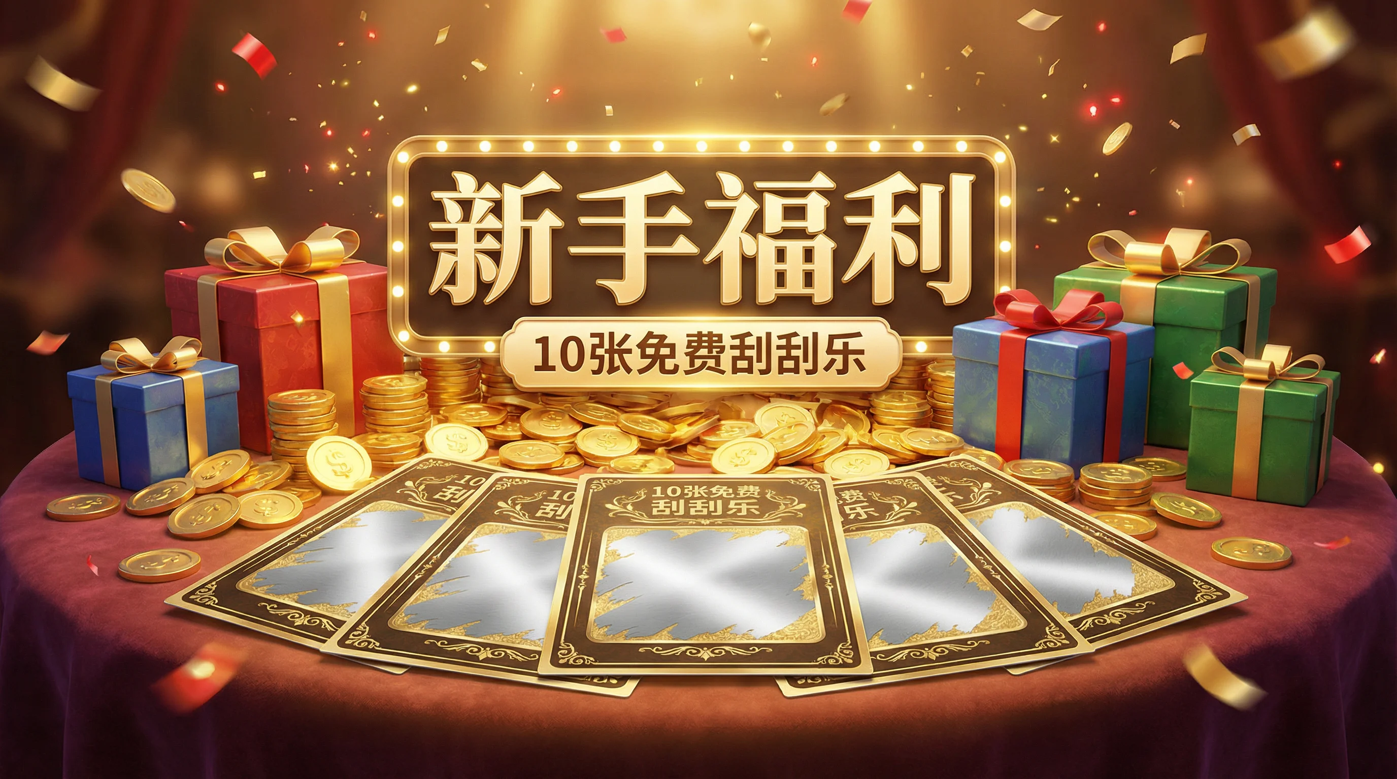 新手礼包刮刮乐卡片 - 彩票平台